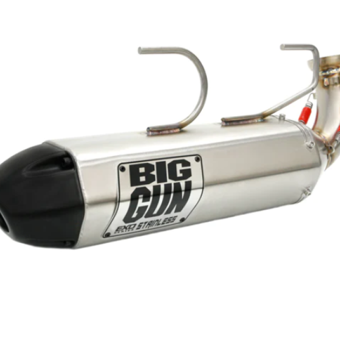 Big Gun 09-14 Polaris SPORTSMAN 550/XP/HO/EPS/EFI EXO Stainless Slip On Exhaust-Powersports Exhausts-Big Gun-BIG14-7612-SMINKpower Performance Parts