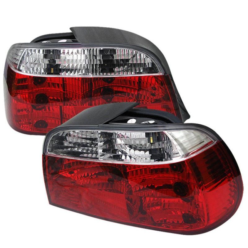 Spyder BMW E38 7-Series 95-01 Crystal Tail Lights Red Clear ALT-YD-BE3895-RC - SMINKpower Performance Parts SPY5000651 SPYDER