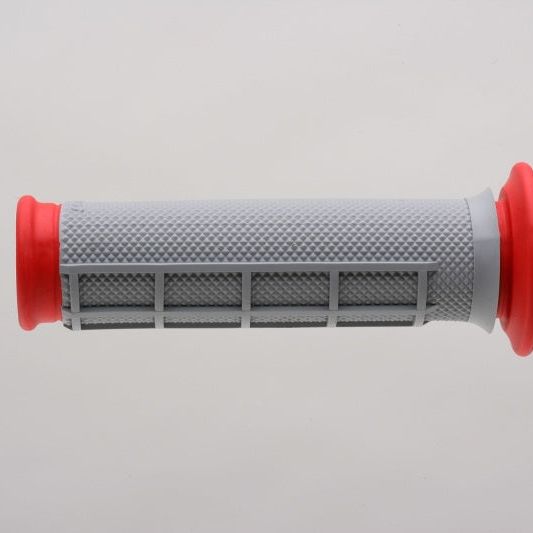 Renthal ATV Dual Compound Grips 1/2 Waffle - Red-Misc Powersports-Renthal-RENG169-SMINKpower Performance Parts