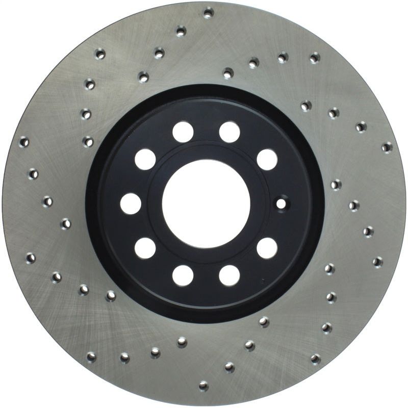 StopTech Drilled Sport Brake Rotor-Brake Rotors - Drilled-Stoptech-STO128.33098R-SMINKpower Performance Parts