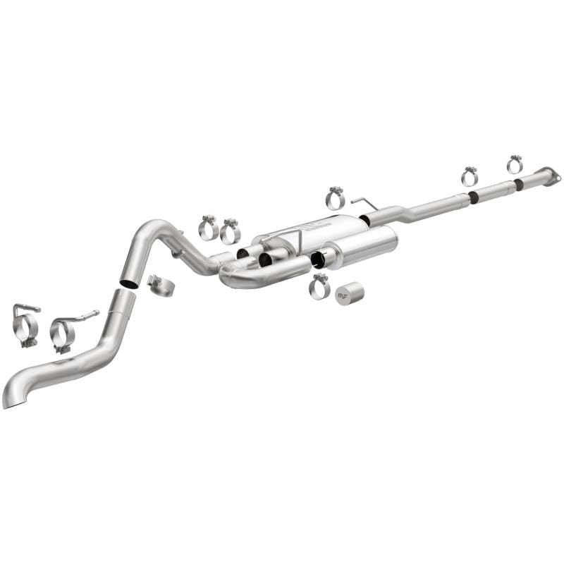 MagnaFlow Stainless Overland Cat-Back Exhaust 05-15 Toyota Tacoma V6 4.0L - SMINKpower Performance Parts MAG19585 Magnaflow