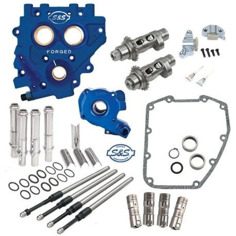 S&S Cycle 07-17 BT/2006 Dyna 551CE Easy Start Chain Drive Cam Chest Kit - SMINKpower Performance Parts SSC330-0544 S&S Cycle