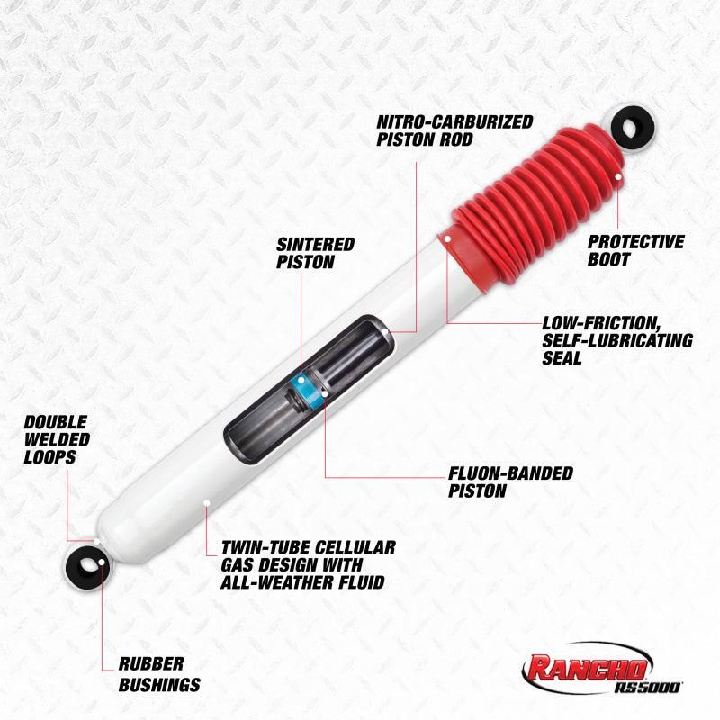 Rancho 00-01 Dodge Pickup / Ram 1500 1/2 Ton Front RS5000 Steering Stabilizer - SMINKpower Performance Parts RHORS5412 Rancho