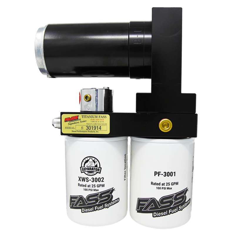 FASS 14-18 Dodge Ecodiesel 110gph Titanium Signature Series Fuel Air Separation System TS D11 110G - SMINKpower Performance Parts FASSTSD11140F110G FASS Fuel Systems
