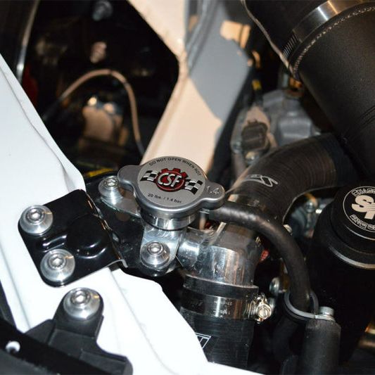 CSF 13+ BRZ / 13-20 Toyota 86 / 22+ GR86 Aluminum Filler Neck w/ High Pressure Radiator Cap-Radiators-CSF-CSF8044-SMINKpower Performance Parts