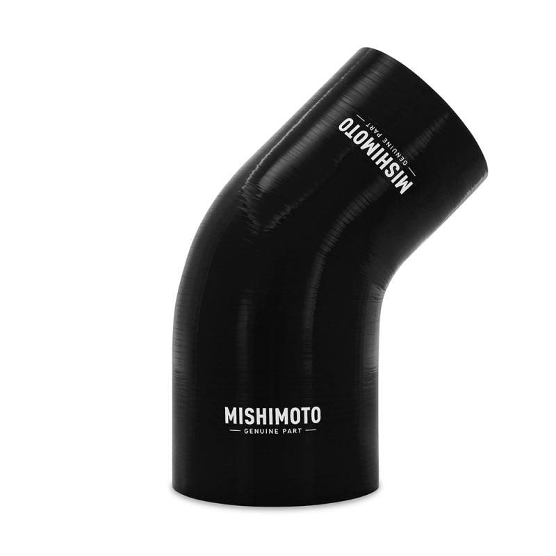 Mishimoto Silicone Reducer Coupler 45 Degree 3.5in to 4in - Black - SMINKpower Performance Parts MISMMCP-R45-3540BK Mishimoto