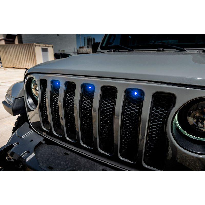 Oracle Pre-Runner Style LED Grille Kit for Jeep Wrangler JL - Blue - SMINKpower Performance Parts ORL5870-002 ORACLE Lighting
