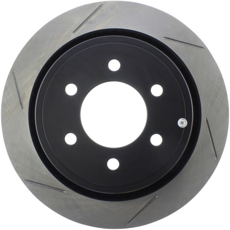 StopTech 12-19 Ford F-150 (w/Manual Parking Brake) Slotted Sport Brake Rotor-Brake Rotors - Slotted-Stoptech-STO126.65135SR-SMINKpower Performance Parts