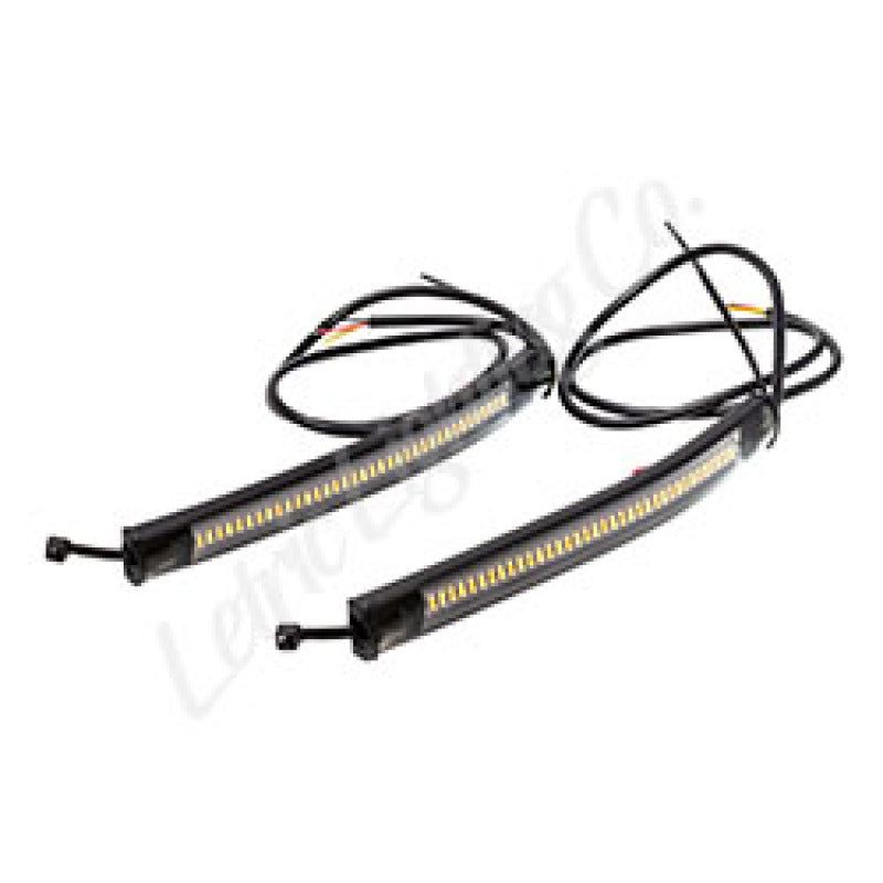 Letric Lighting Flexible White Running Amber Switchback Turn Signal Strips - SMINKpower Performance Parts LETLLC-FTS Letric Lighting