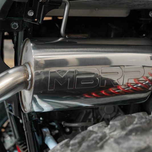 MBRP 2020 Kawasaki Teryx KRX 1000 Slip-On Perf. Series Exhaust-Powersports Exhausts-MBRP-MBRPAT-9301SP-SMINKpower Performance Parts