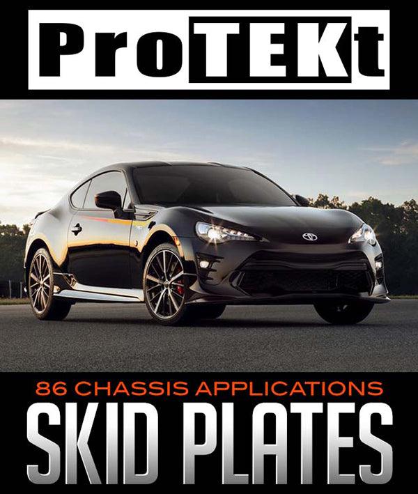 PROTEKT FRONT BUMPER SKID PLATES: TOYOTA 86 CHASSIS APPLICATIONS - SMINKpower Performance Parts