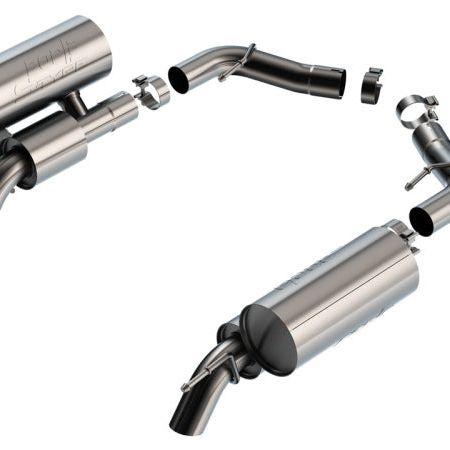 Borla 22-23 Jeep Grand Wagoneer 6.4L V8 2.75in S-TYPE SR Turndown Tip Axleback Exhaust