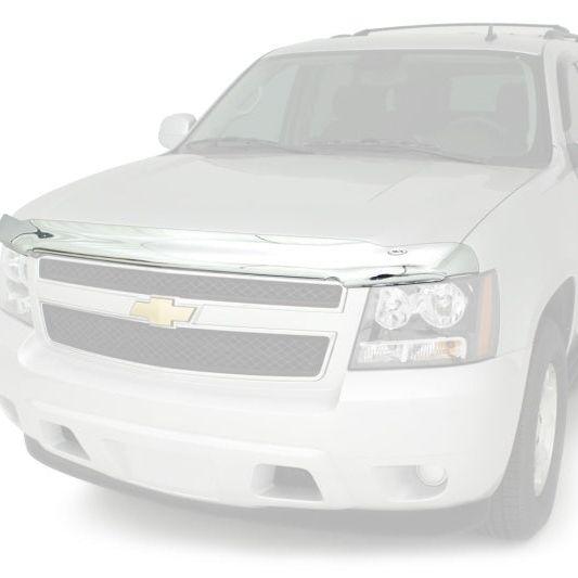 AVS 15-18 Chevy Tahoe High Profile Hood Shield - Chrome