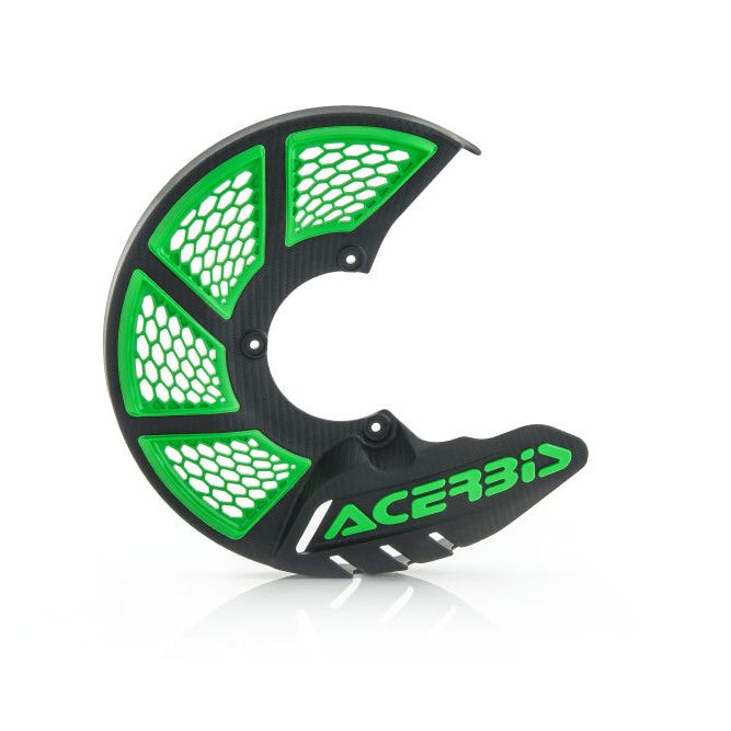 Acerbis X-Brake Vented Disc Cover - Black/Green-Plastics-Acerbis-ACB2449491043-SMINKpower Performance Parts