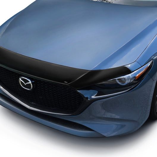 AVS 19-22 Mazda 3 Hatchback Aeroskin Low Profile Hood Shield - Smoke