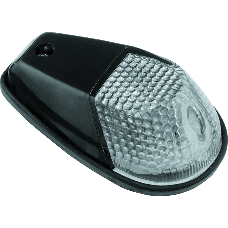 BikeMaster Marker Light Universal Flush Mount Clear/Black