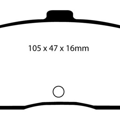 EBC 91-97 Infiniti G20 2.0 Yellowstuff Rear Brake Pads