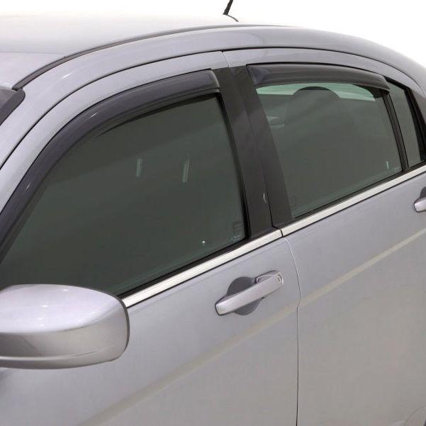 AVS 07-10 Chrysler Sebring Ventvisor In-Channel Front & Rear Window Deflectors 4pc - Smoke