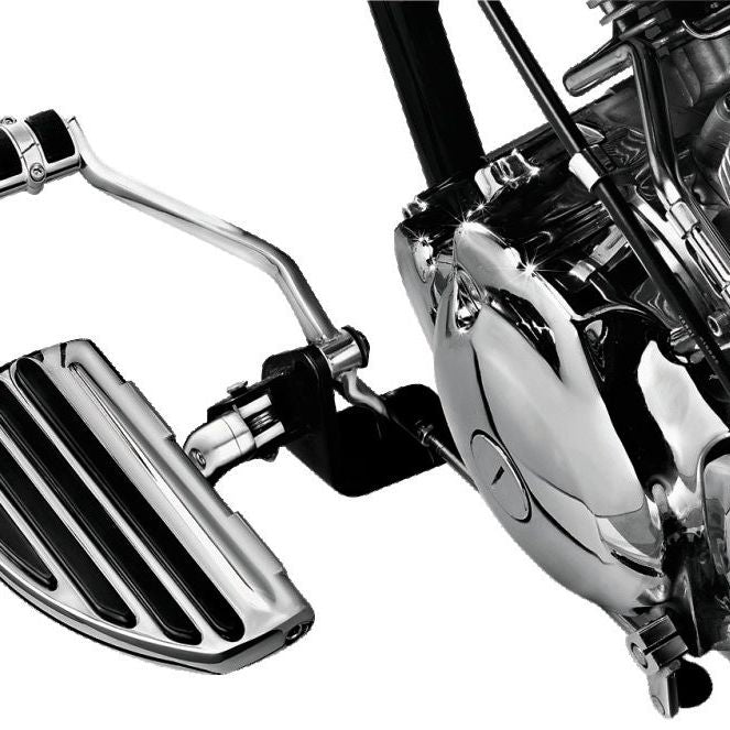 Kuryakyn ISO Conversion Floorboards For Driver Or Passenger With Splined Bracket Chrome