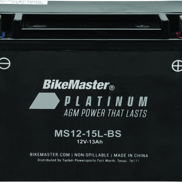 BikeMaster AGM Battery - MS12-15L-BS