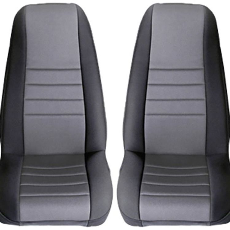 Rugged Ridge Neoprene Front Seat Covers 97-02 Jeep Wrangler TJ-Seats-Rugged Ridge-RUG13210.09-SMINKpower Performance Parts