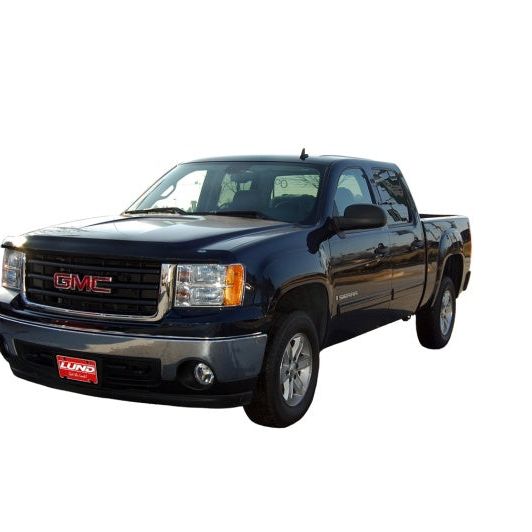 AVS 07-13 GMC Sierra 1500 High Profile Bugflector II Hood Shield - Smoke