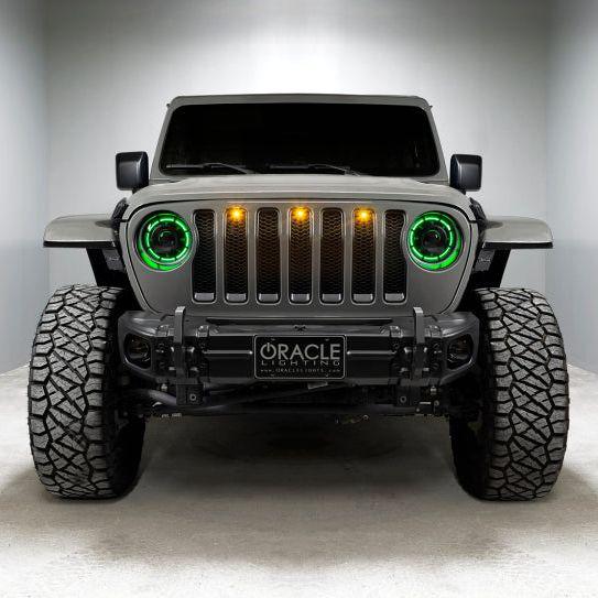 Oracle Oculus Bi-LED Projector Headlights for Jeep JL/Gladiator JT - ColorSHIFT 2 SEE WARRANTY