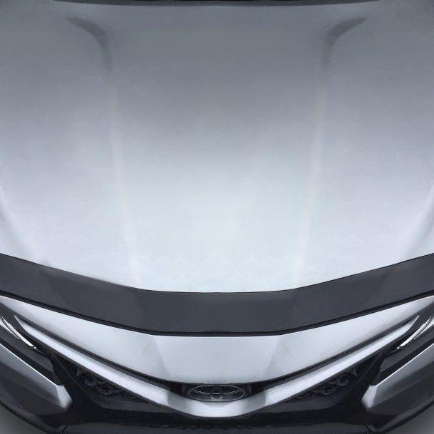 AVS 18-19 Toyota Camry Aeroskin Low Profile Acrylic Hood Shield - Smoke