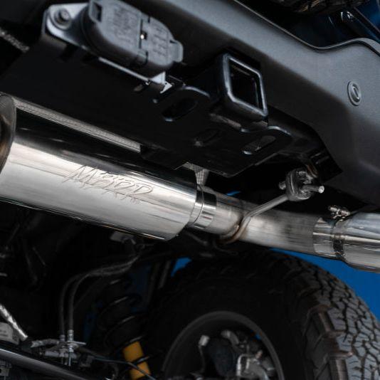 MBRP 2021+ Ford Bronco 2.3L/2.7L EcoBoost 3in Aluminized Steel Catback Exhaust