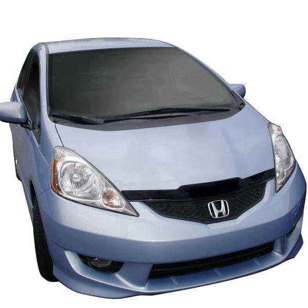 AVS 09-10 Honda Fit Aeroskin Low Profile Acrylic Hood Shield - Smoke