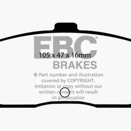 EBC 91-97 Infiniti G20 2.0 Yellowstuff Rear Brake Pads