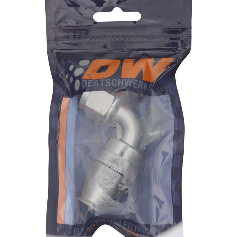 DeatschWerks 8AN Female Swivel 90-Degree Hose End PTFE (Incl. 1 Olive Insert)-Fittings-DeatschWerks-DWK6-02-0856-SMINKpower Performance Parts