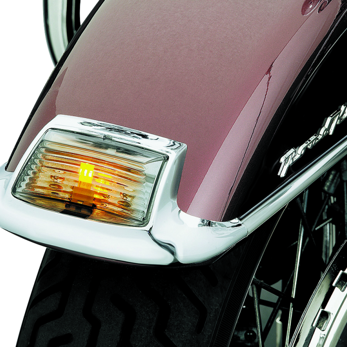 Kuryakyn Front Smoke Fender Tip Lens With LED