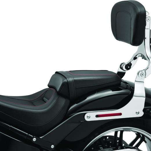 Kuryakyn Fixed Mounts Multi-Purpose Driver & Passenger Backrest 18-Up Softail Black