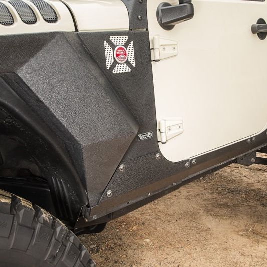 Rugged Ridge Steel Body Armor Cladding 07-18 Jeep Wrangler JK