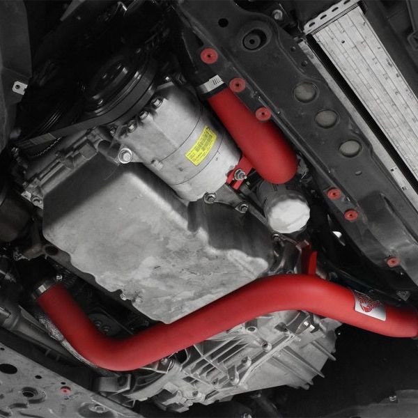aFe BladeRunner 2.5in Red Intercooler Tubes Hot and Cold Side 12-16 Ford Focus ST 2.0L (t)