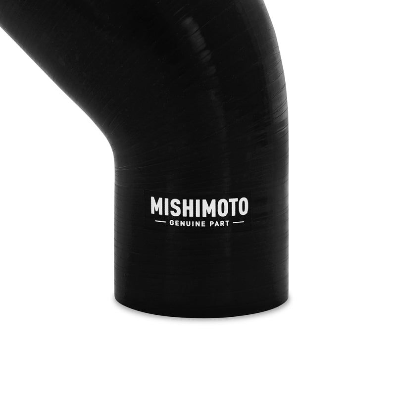 Mishimoto Silicone Reducer Coupler 45 Degree 3in to 3.5in - Black-Silicone Couplers & Hoses-Mishimoto-MISMMCP-R45-3035BK-SMINKpower Performance Parts