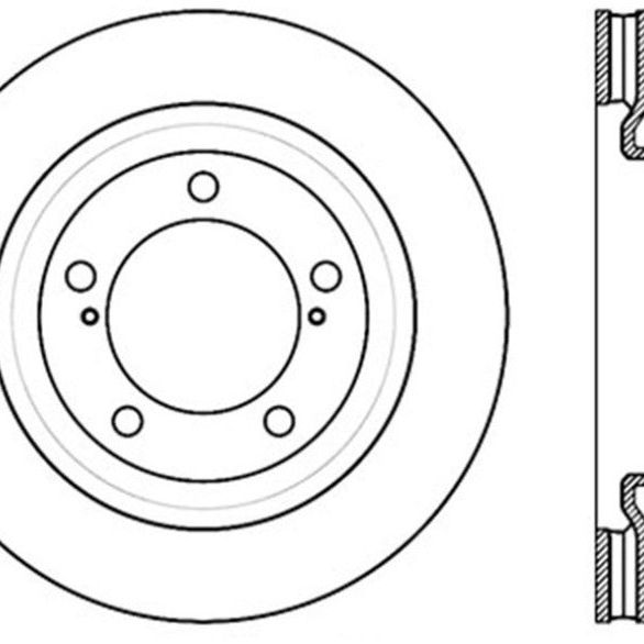 Stoptech Performance Brake Rotor 13-15 Toyota Sequoia/Tundra