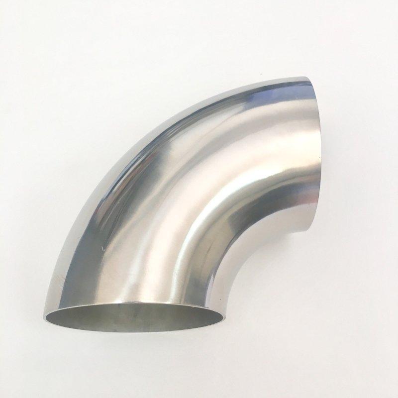 Ticon Industries 1.75in Diameter 90 1D/1.75in CLR 1mm/.039in Wall Thickness Titanium Elbow-Titanium Tubing-Ticon-TIC101-04553-3110-SMINKpower Performance Parts