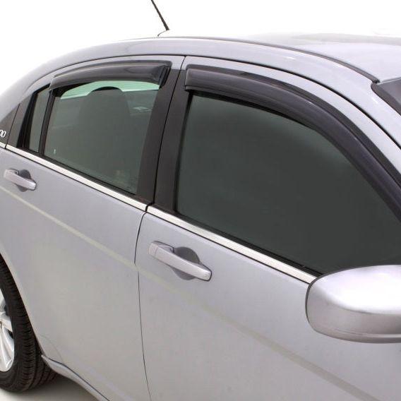 AVS 07-10 Chrysler Sebring Ventvisor Outside Mount Window Deflectors 4pc - Smoke