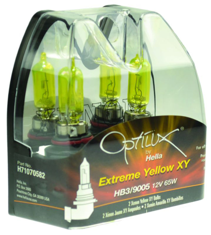 Hella Optilux HB3 9005 12V/65W XY Xenon Yellow Bulb-Bulbs-Hella-HELLAH71070582-SMINKpower Performance Parts