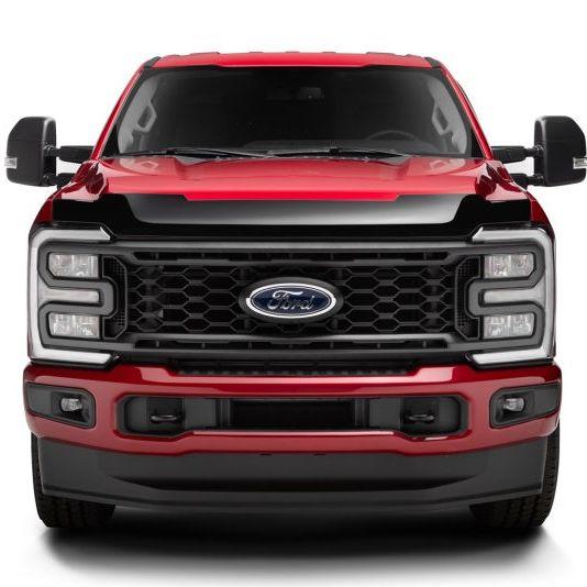 AVS 23-24 Ford F-250 (Ex. Tremor) Aeroskin Low Profile Hood Shield - Smoke