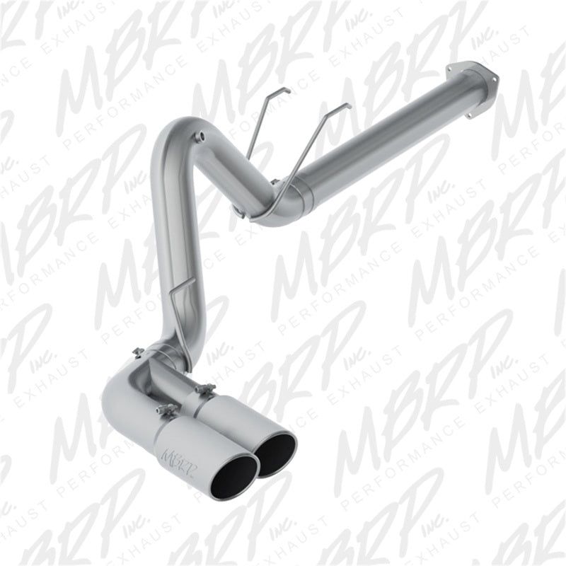 MBRP 17-19 Ford F-250/350/450 6.7L 4in Filter Back Single Side Dual Exit T409 Exhaust System-DPF Back-MBRP-MBRPS6290409-SMINKpower Performance Parts