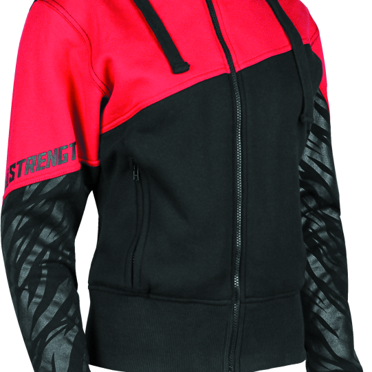 Speed and Strength Cat Outa Hell Hoody Red/Black Womens -3XL