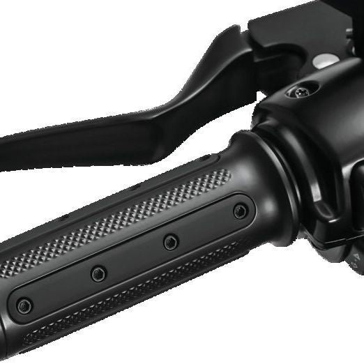 Kuryakyn Heavy Industry Grips Dual Cable Black