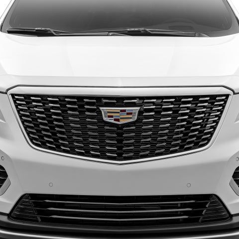 AVS 17-18 Cadillac XT5 Aeroskin Low Profile Hood Shield - Chrome