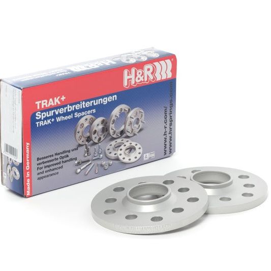 H&R Trak+ 20mm DR Spacer Bolt Pattern 5/112 CB 66.5mm Bolt Thread 14x1.25 - Black-Wheel Spacers & Adapters-H&R-HRS4055664SW-SMINKpower Performance Parts