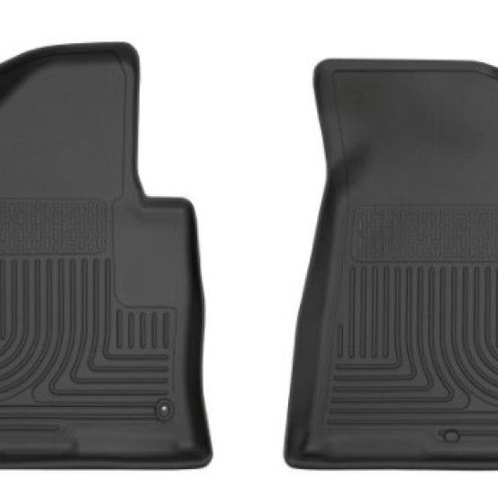 Husky Liners 15-19 Sonata/16-20 Kia Optima Exc. Hybrid Models X-act Contour Series Front Liners BLK-Floor Mats - Rubber-Husky Liners-HSL55711-SMINKpower Performance Parts