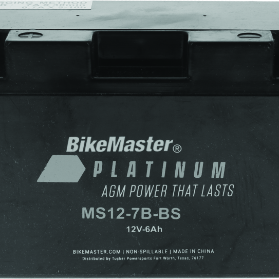 BikeMaster AGM Battery - MS12-7B-BS