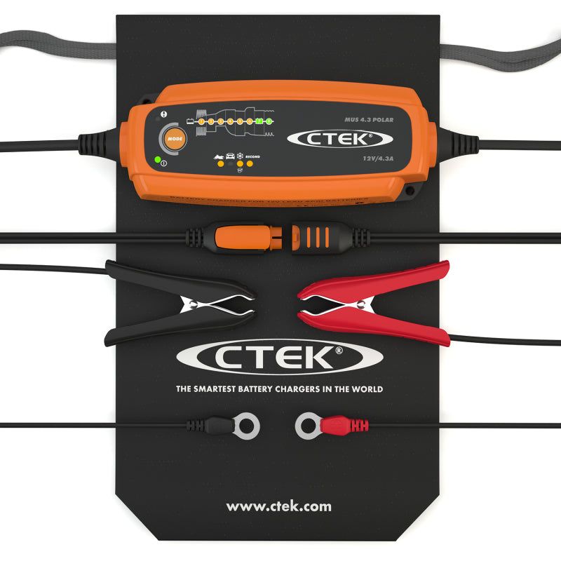 CTEK Battery Charger - MUS 4.3 Polar - 12V-Battery Chargers-CTEK-CTEK56-958-SMINKpower Performance Parts